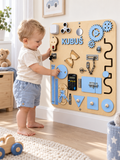 Tavola manipolativa Montessori con personalizzazione.