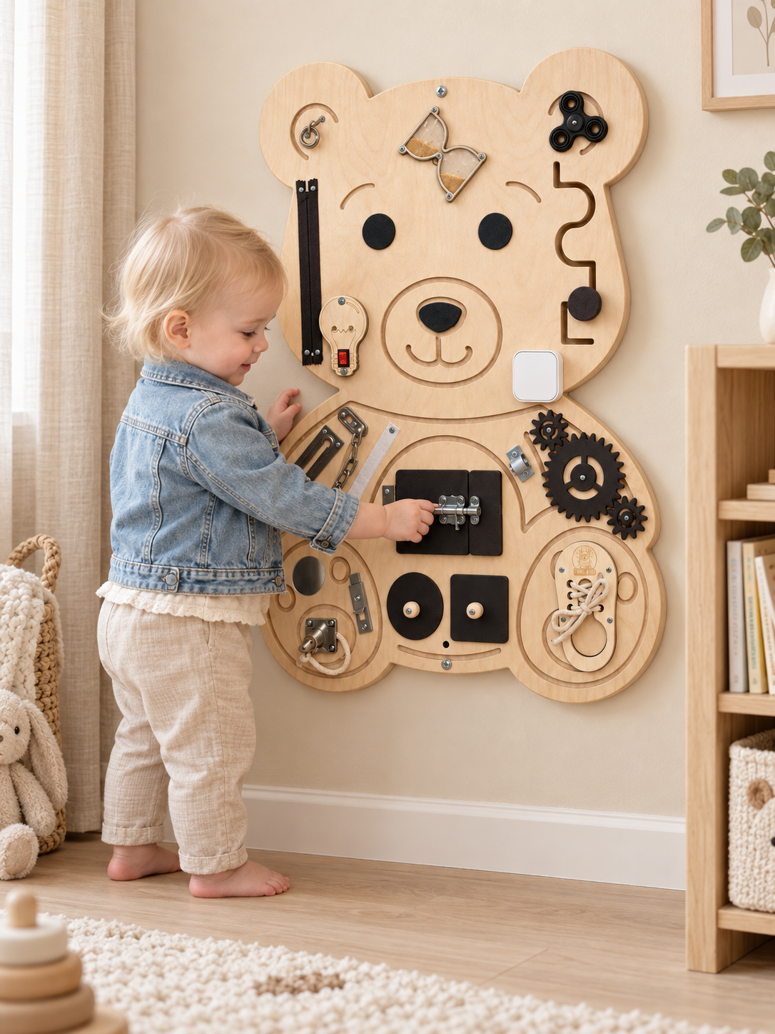 Tavola manipolativa Orsetto – tavola Montessori