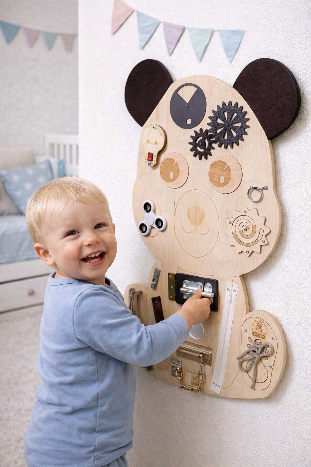 Tavola manipolativa Orsetto – tavola Montessori